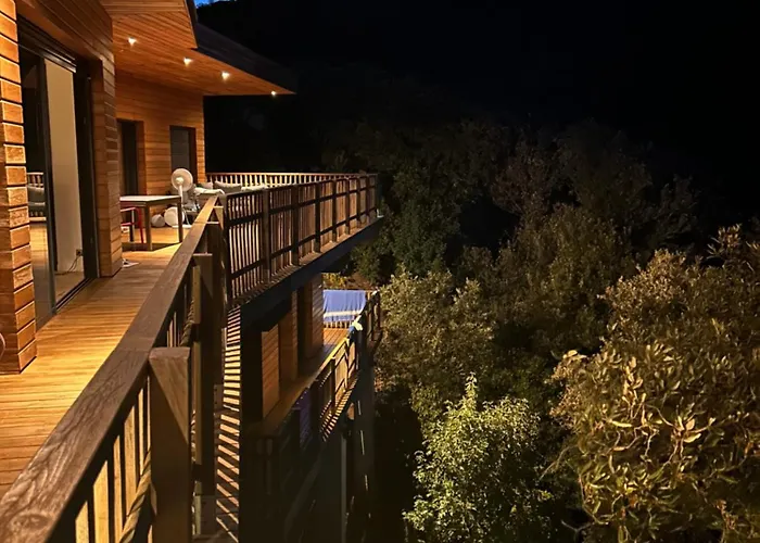 L'alpana En Bois Vue A 180 Degres 别墅