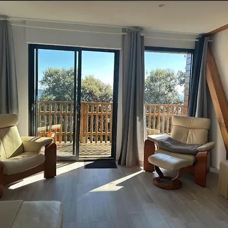 L'alpana En Bois Vue A 180 Degres Sari-Solenzara