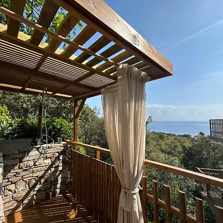 Willa L'alpana En Bois Vue A 180 Degres Sari-Solenzara