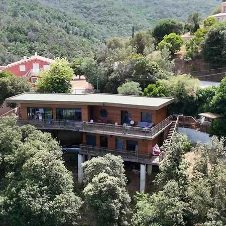 Villa L'alpana En Bois Vue A 180 Degres Sari-Solenzara