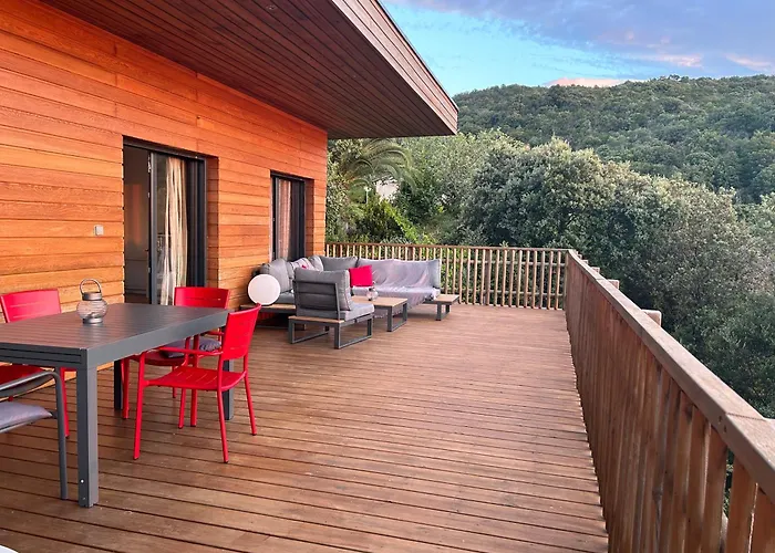 L'alpana En Bois Vue A 180 Degres * Sari-Solenzara