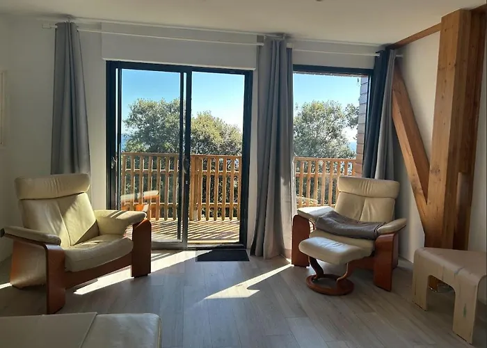 L'alpana En Bois Vue A 180 Degres Sari-Solenzara
