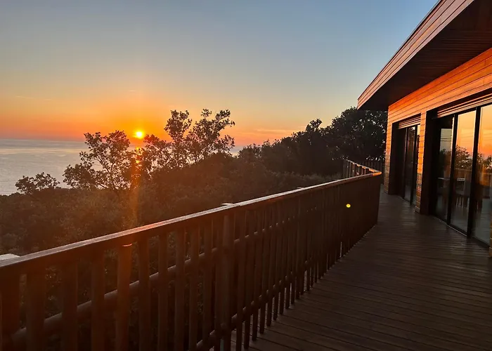 L'alpana En Bois Vue A 180 Degres Villa