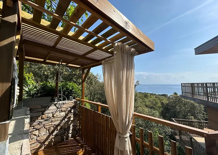 Villa L'alpana En Bois Vue A 180 Degres Sari-Solenzara