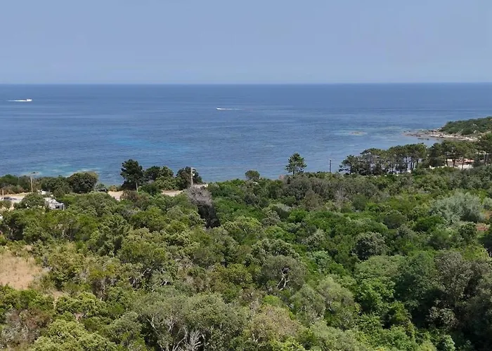 L'alpana En Bois Vue A 180 Degres Vila Sari-Solenzara